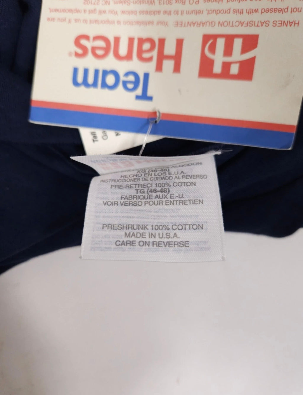 1997 Denver Broncos Team Hanes Graphic Tee — NWT