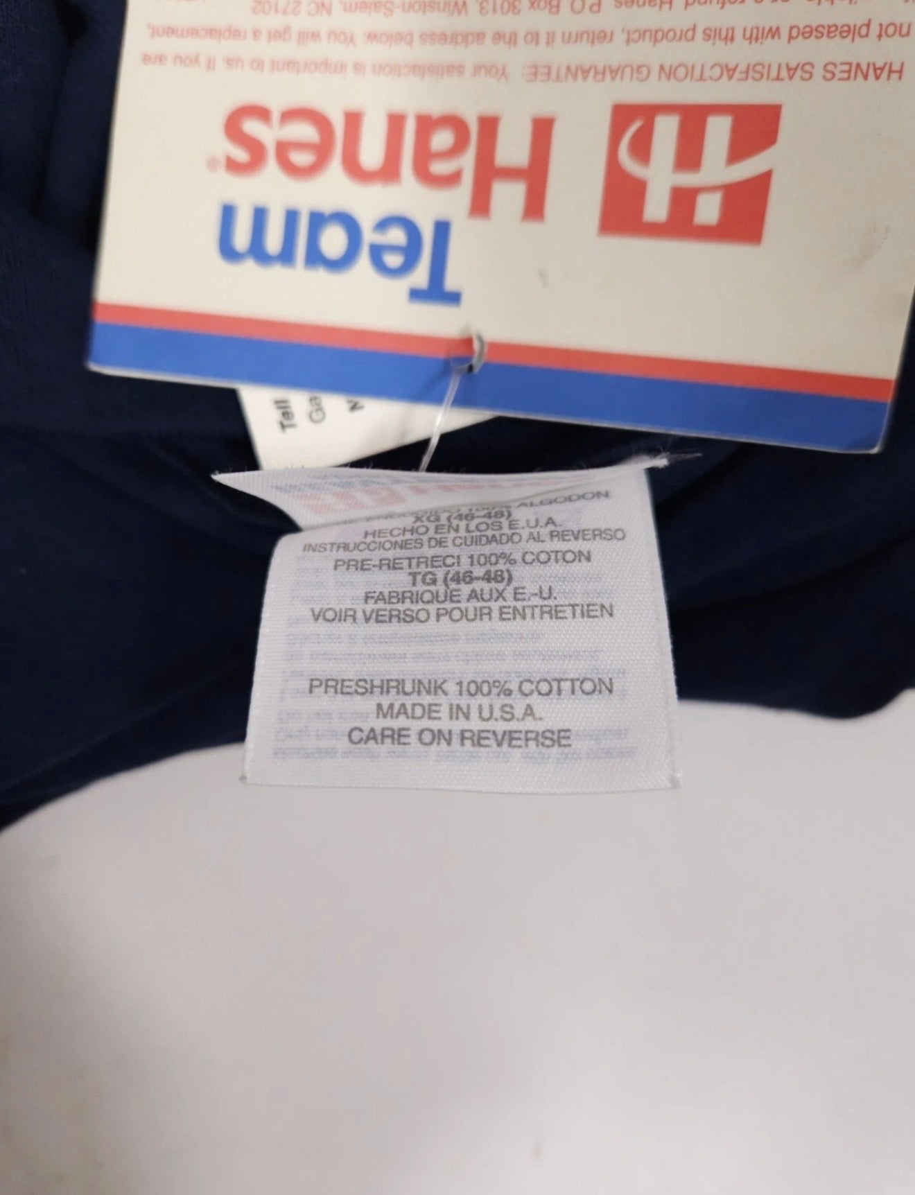 1997 Denver Broncos Team Hanes Graphic Tee — NWT
