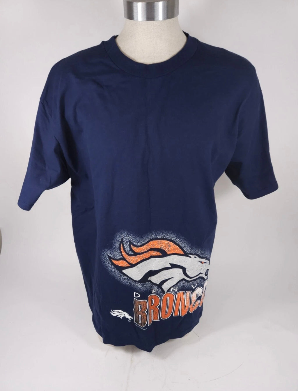 1997 Denver Broncos Team Hanes Graphic Tee — NWT