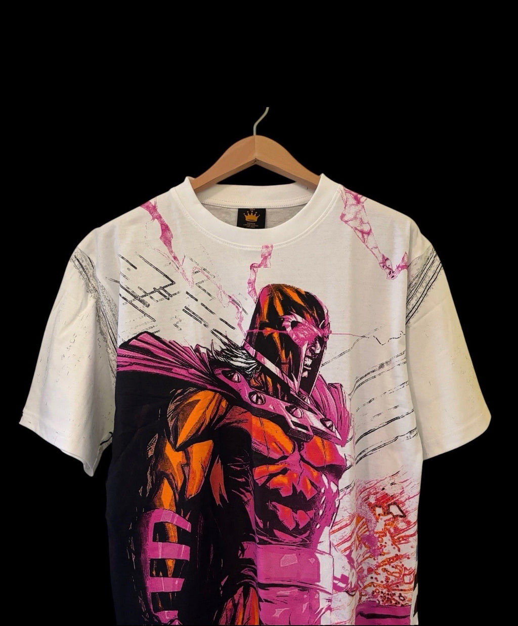 Magneto & Apocalypse All-Over Marvel Graphic Tee — NWOT