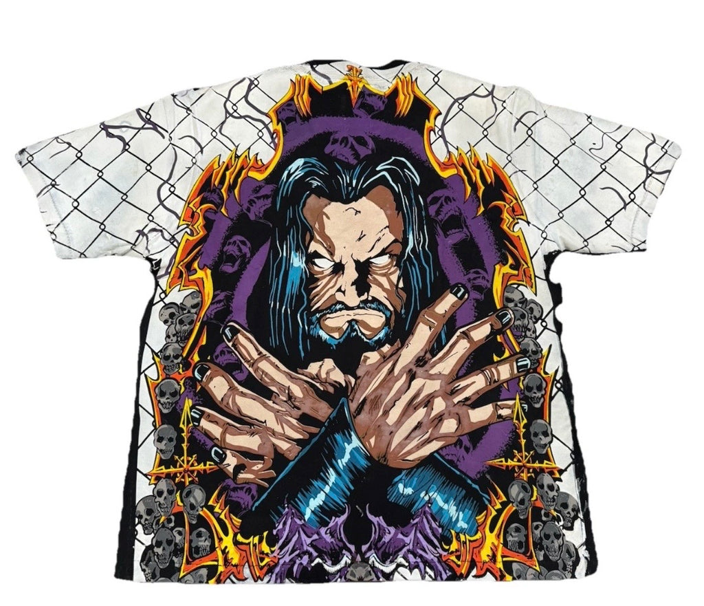 Rare Mankind & The Undertaker All-Over Wrestling Graphic Tee