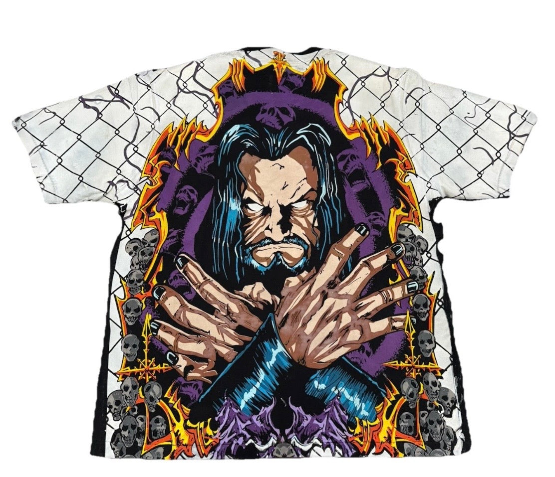Rare Mankind & The Undertaker All-Over Wrestling Graphic Tee