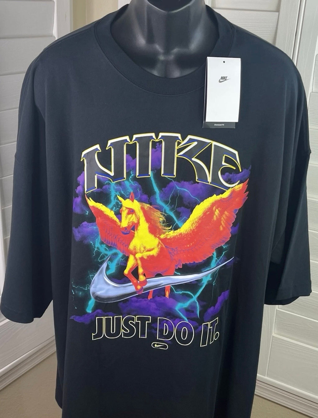 Nike Pegasus “Just Do It” Oversized Graphic Tee — NWT
