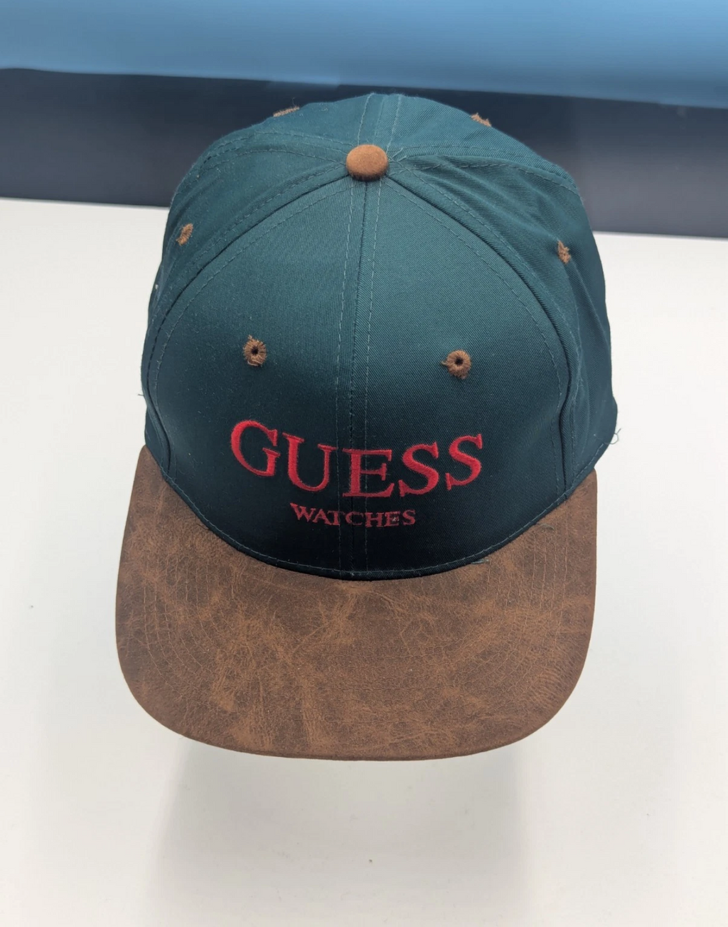 GUESS Watches Green & Brown Snapback Hat
