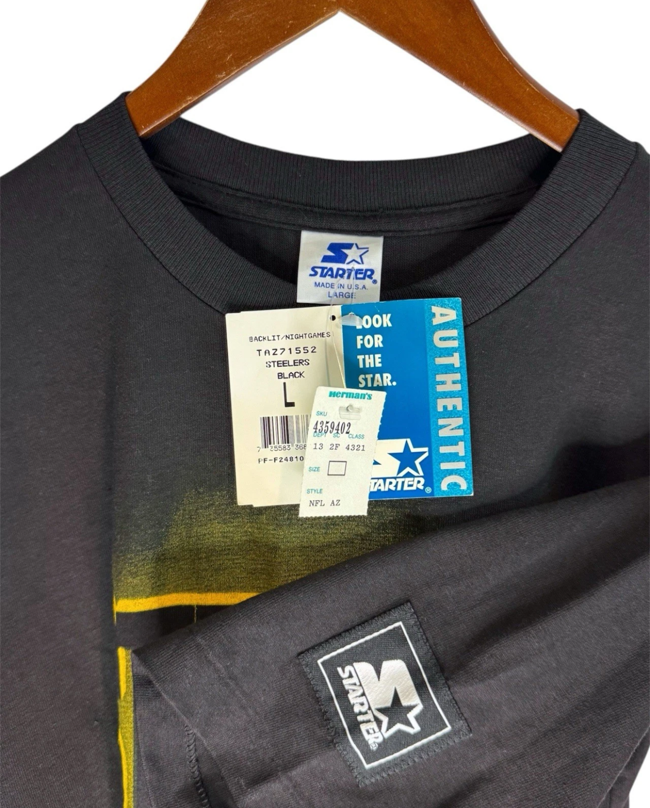 Pittsburgh Steelers Starter Oversized Graphic Tee — NWT