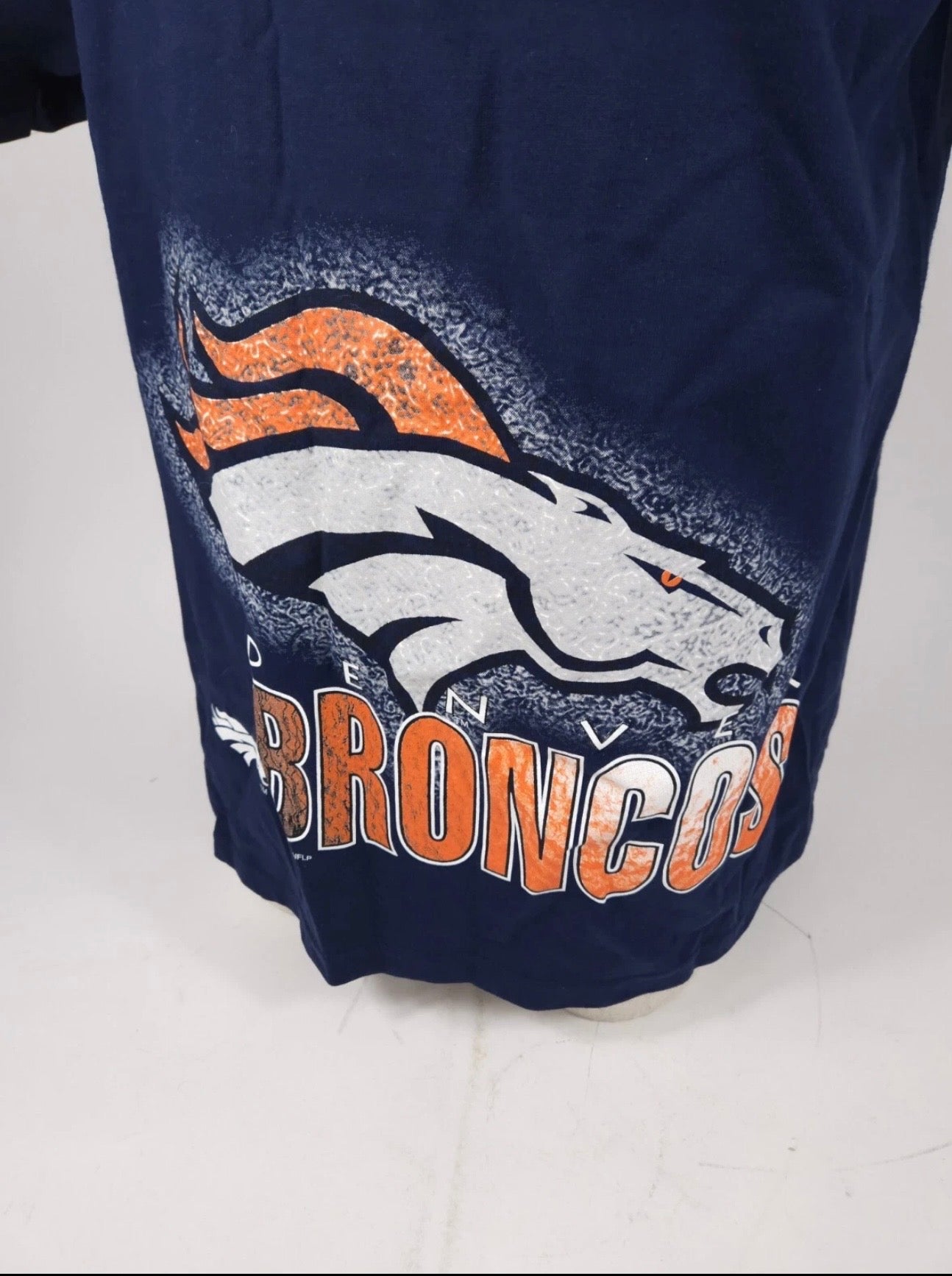 1997 Denver Broncos Team Hanes Graphic Tee — NWT