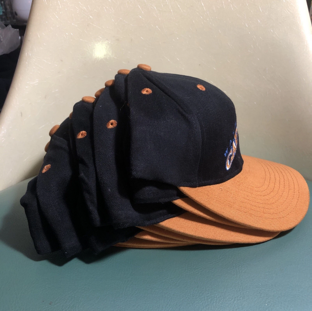 Washington Capitals Black & Tan Vintage-Style Snapback Hat