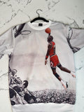 Michael Jordan Chicago Bulls Dunk All-Over Print Sweatshirt