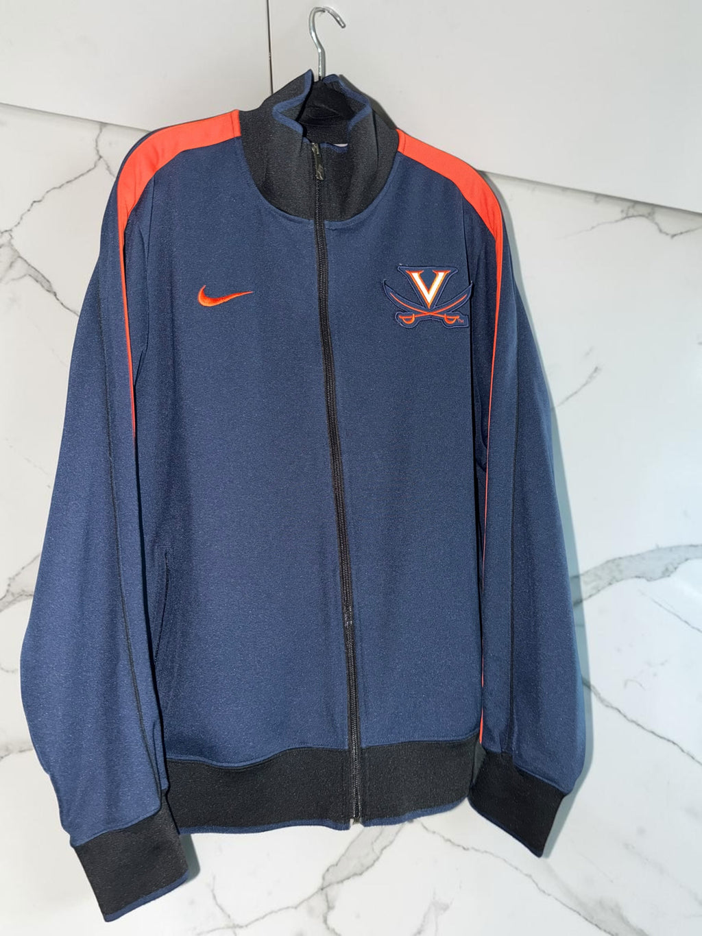 Nike Virginia Cavaliers Full-Zip Track Jacket — Unisex XL