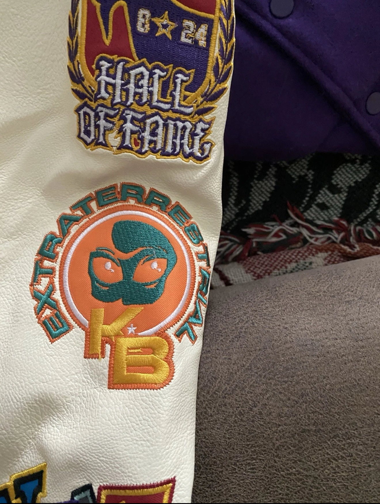 Kobe Bryant “Legend of the Mamba” Purple Varsity Jacket — NWT