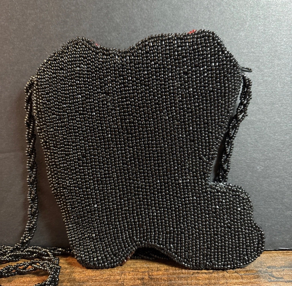 Beaded Cowboy Boot Micro Crossbody Bag