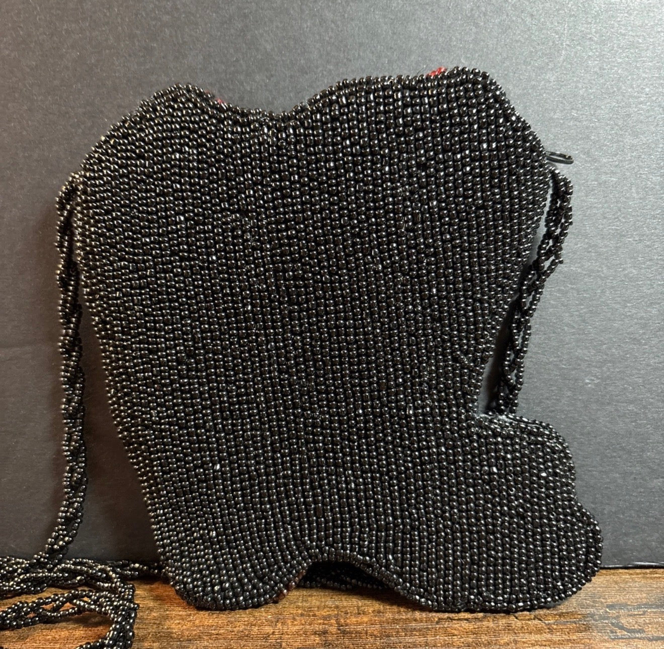 Beaded Cowboy Boot Micro Crossbody Bag