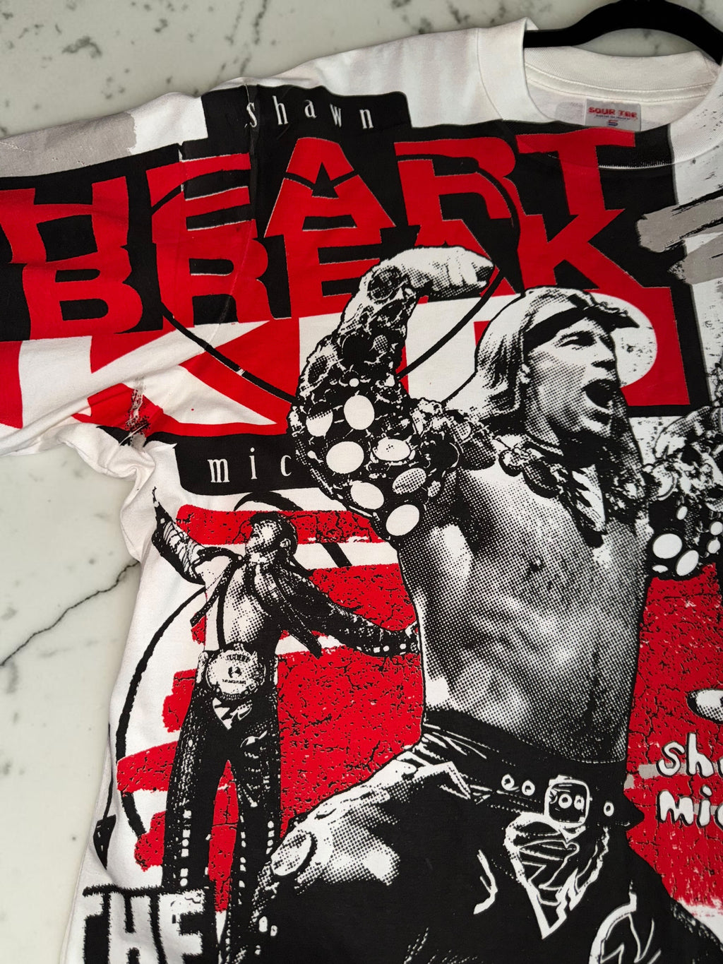 Shawn Michaels “Heartbreak Kid” All-Over Print Wrestling T-Shirt