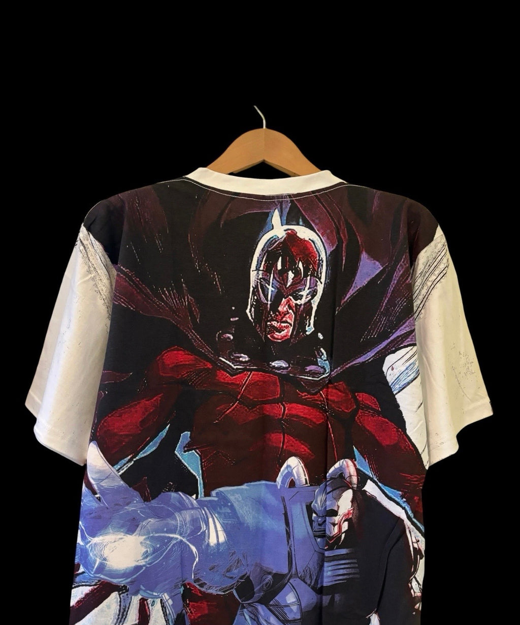 Magneto & Apocalypse All-Over Marvel Graphic Tee — NWOT