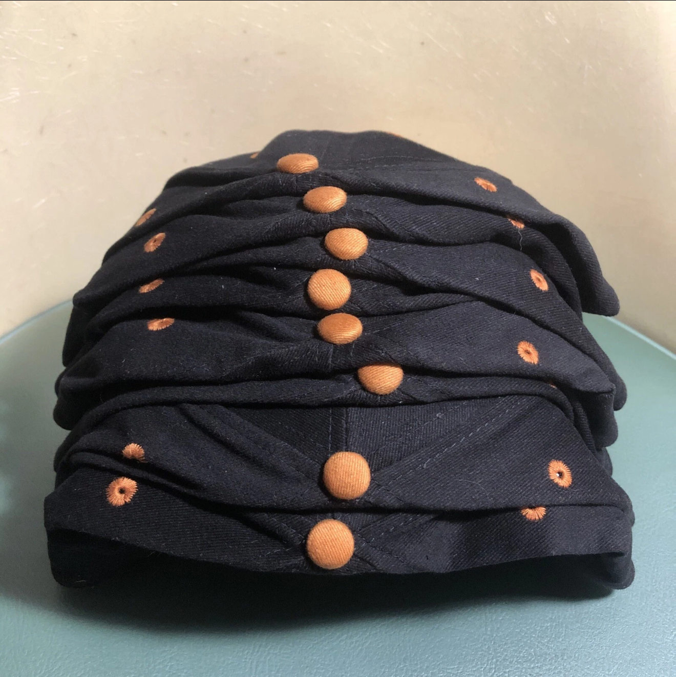 Washington Capitals Black & Tan Vintage-Style Snapback Hat