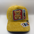 Goorin Bros Teddy Bear Patch Trucker Hat — Yellow/Multi — NWT