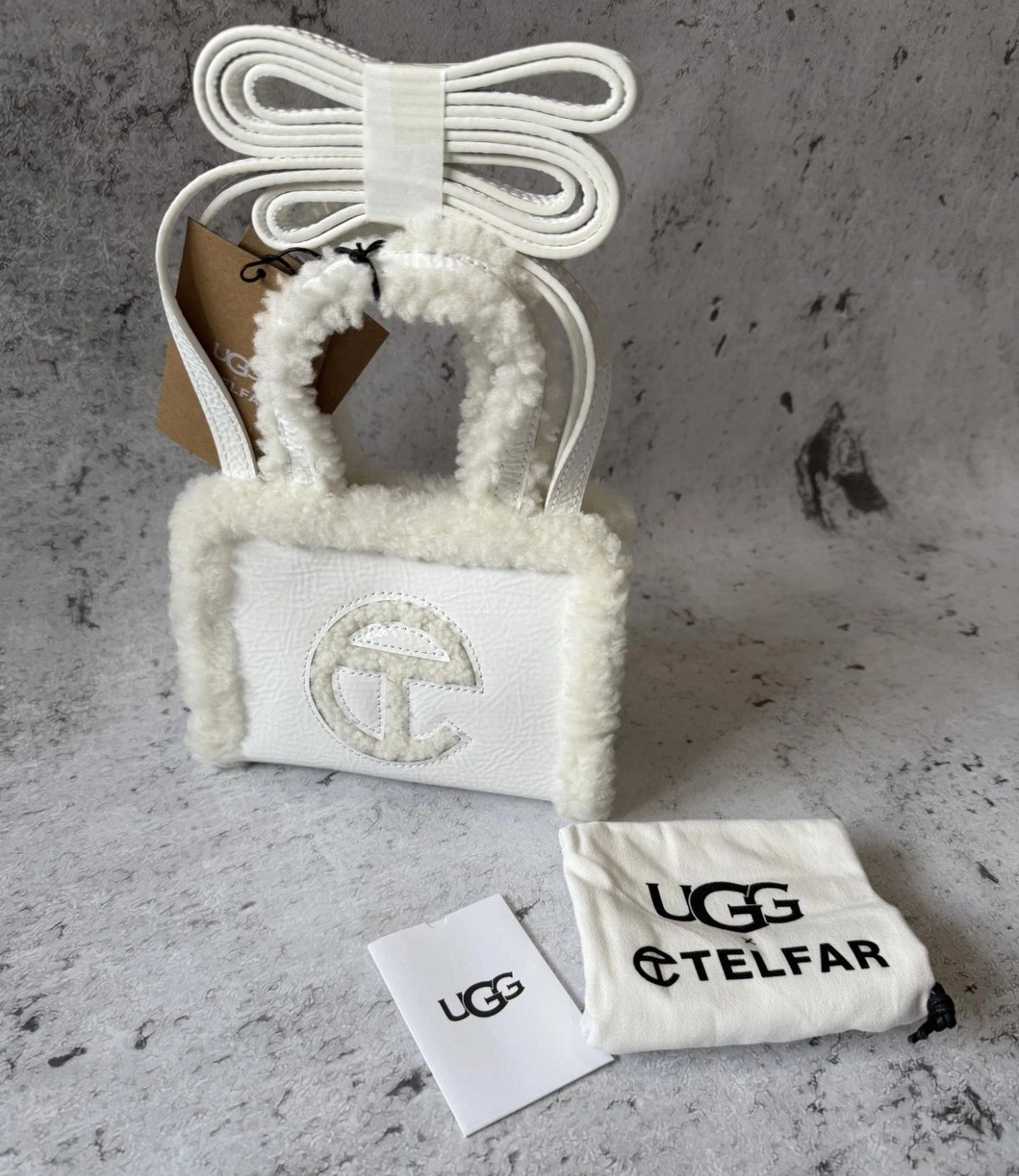 UGG x Telfar Small Shopper Bag — Shearling Trim — Multiple Colorways