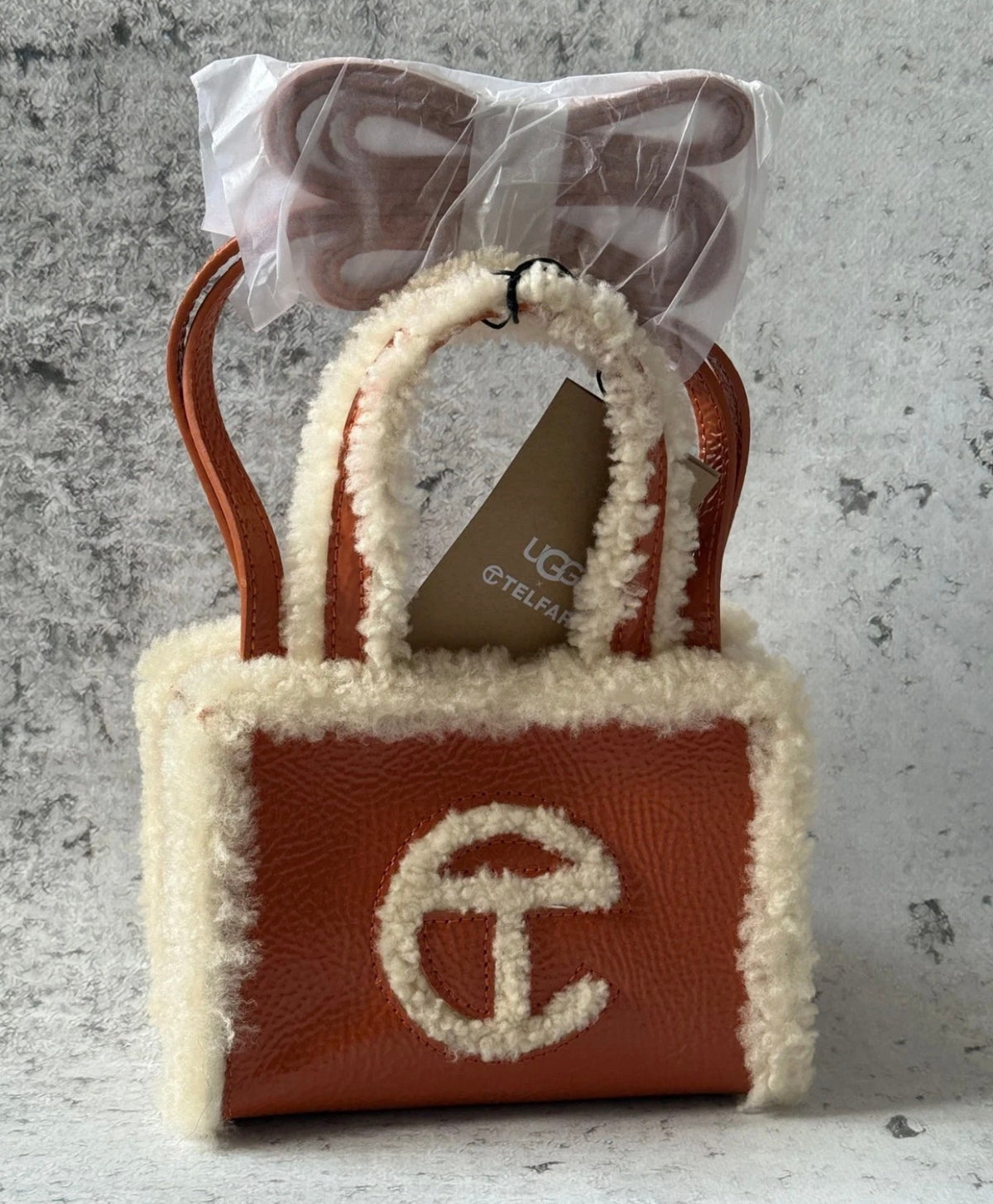 UGG x Telfar Small Shopper Bag — Shearling Trim — Multiple Colorways