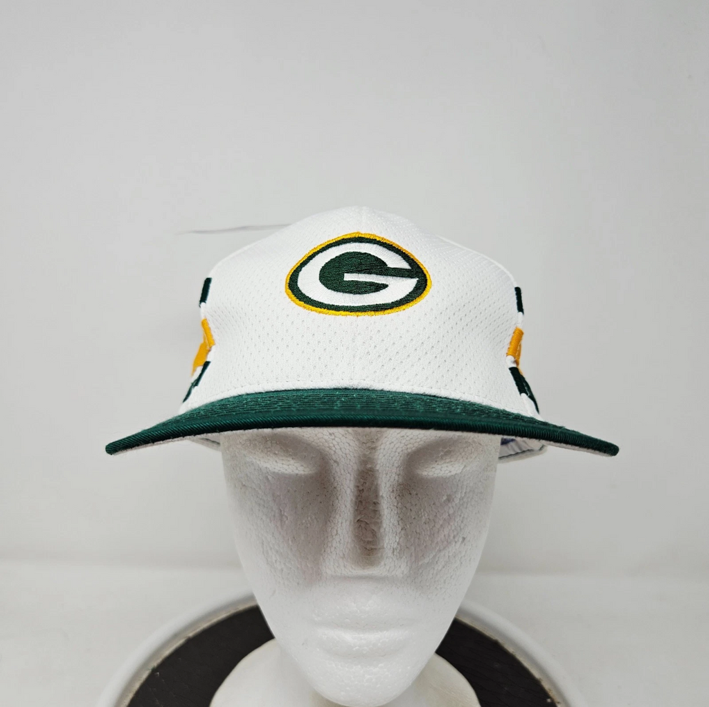 Green Bay Packers Drew Pearson White & Green Snapback Hat — NWT