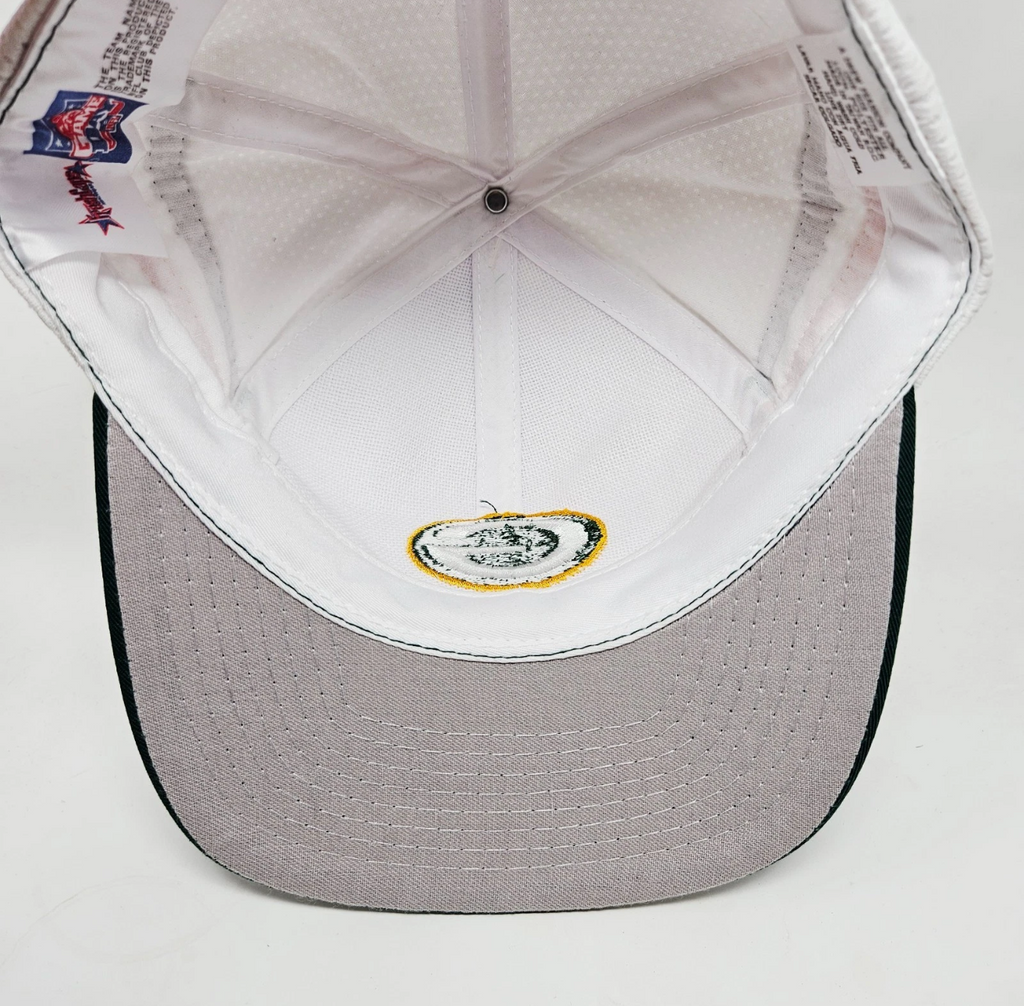 Green Bay Packers Drew Pearson White & Green Snapback Hat — NWT