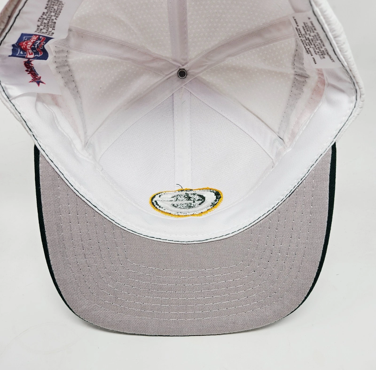 Green Bay Packers Drew Pearson White & Green Snapback Hat — NWT