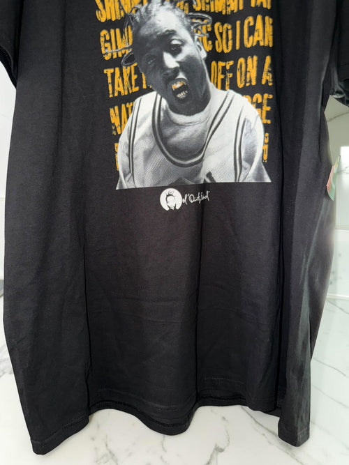 Cross Colours Ol’ Dirty Bastard “Shimmy Shimmy Ya” Graphic T-Shirt – New With Tags