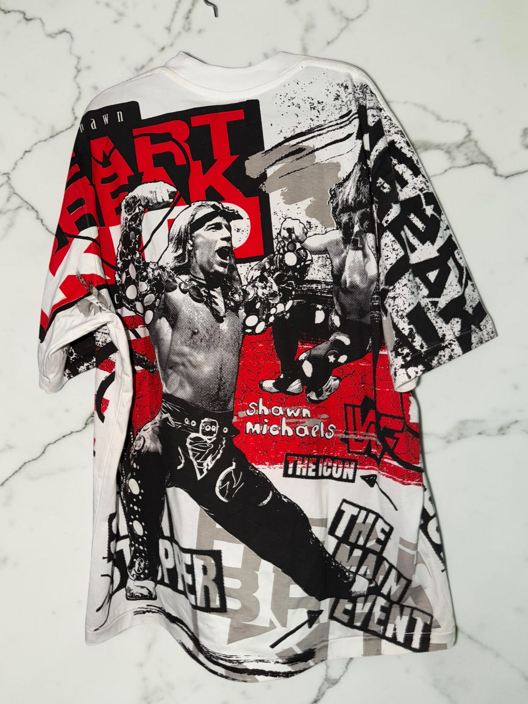 Shawn Michaels “Heartbreak Kid” All-Over Print Wrestling T-Shirt