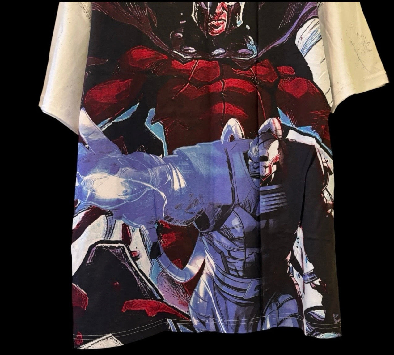 Magneto & Apocalypse All-Over Marvel Graphic Tee — NWOT