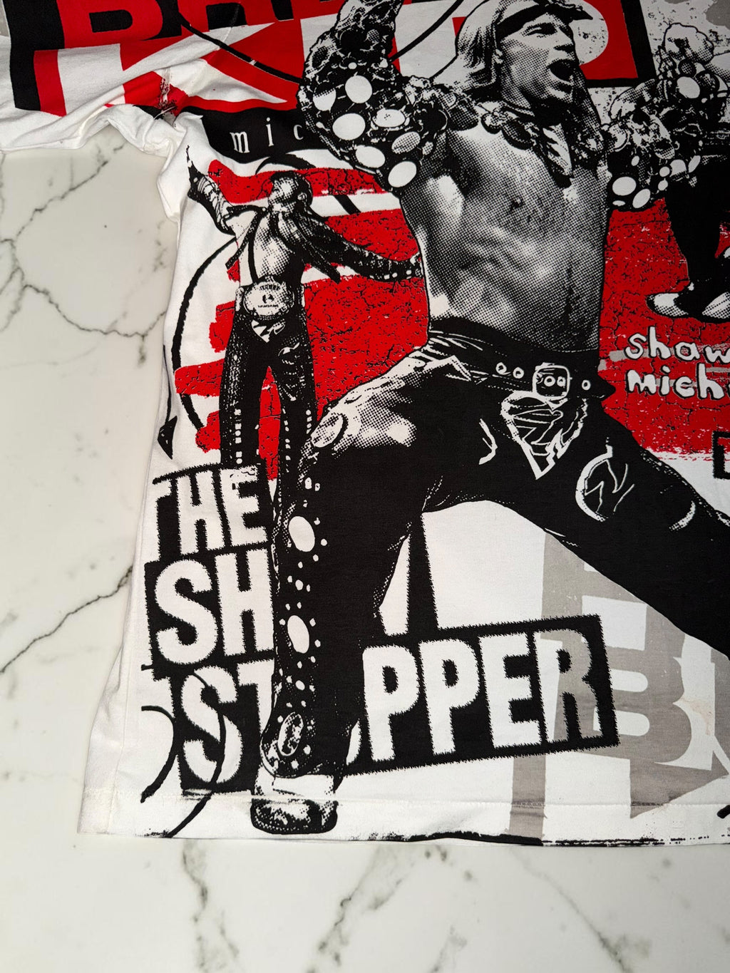 Shawn Michaels “Heartbreak Kid” All-Over Print Wrestling T-Shirt