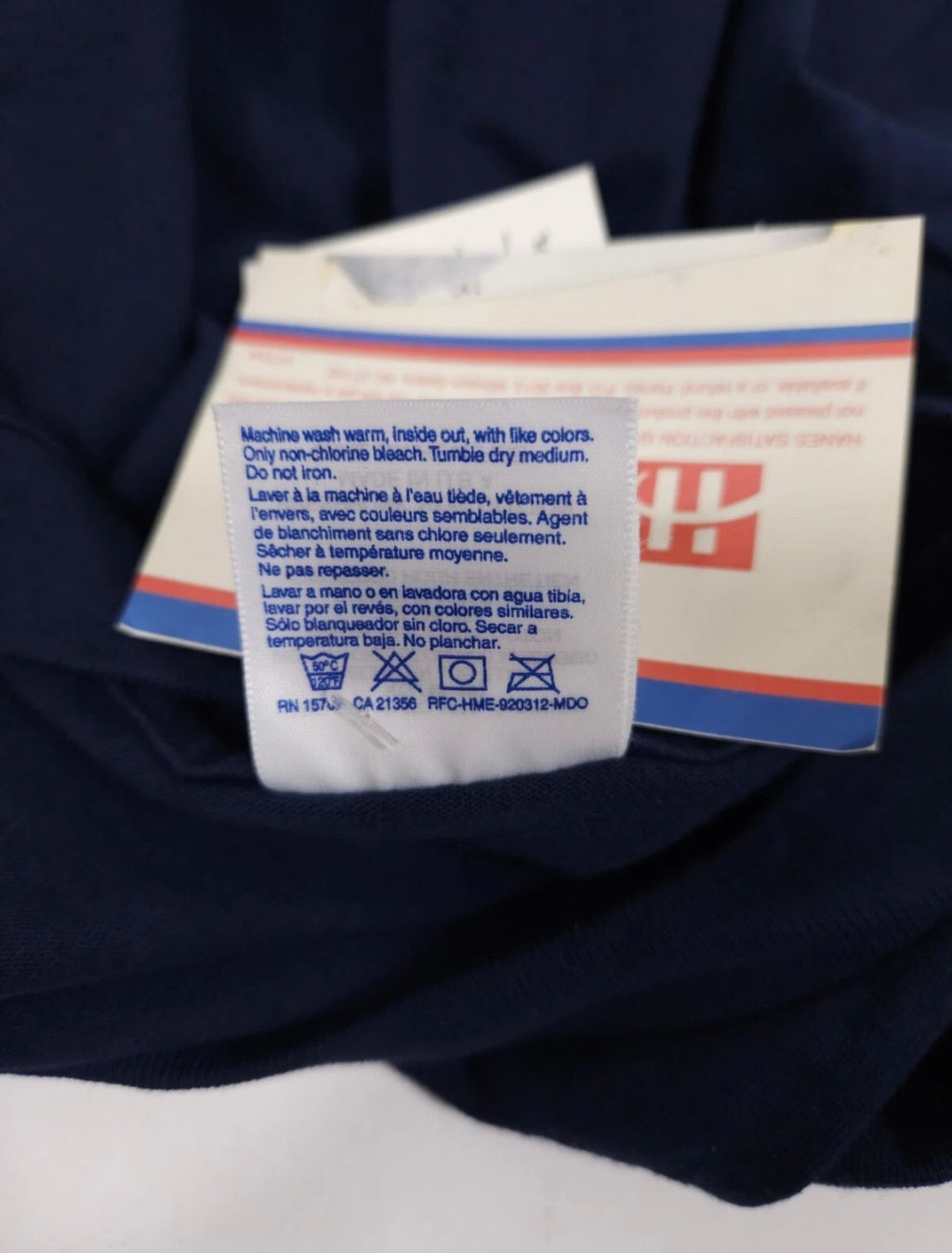 1997 Denver Broncos Team Hanes Graphic Tee — NWT