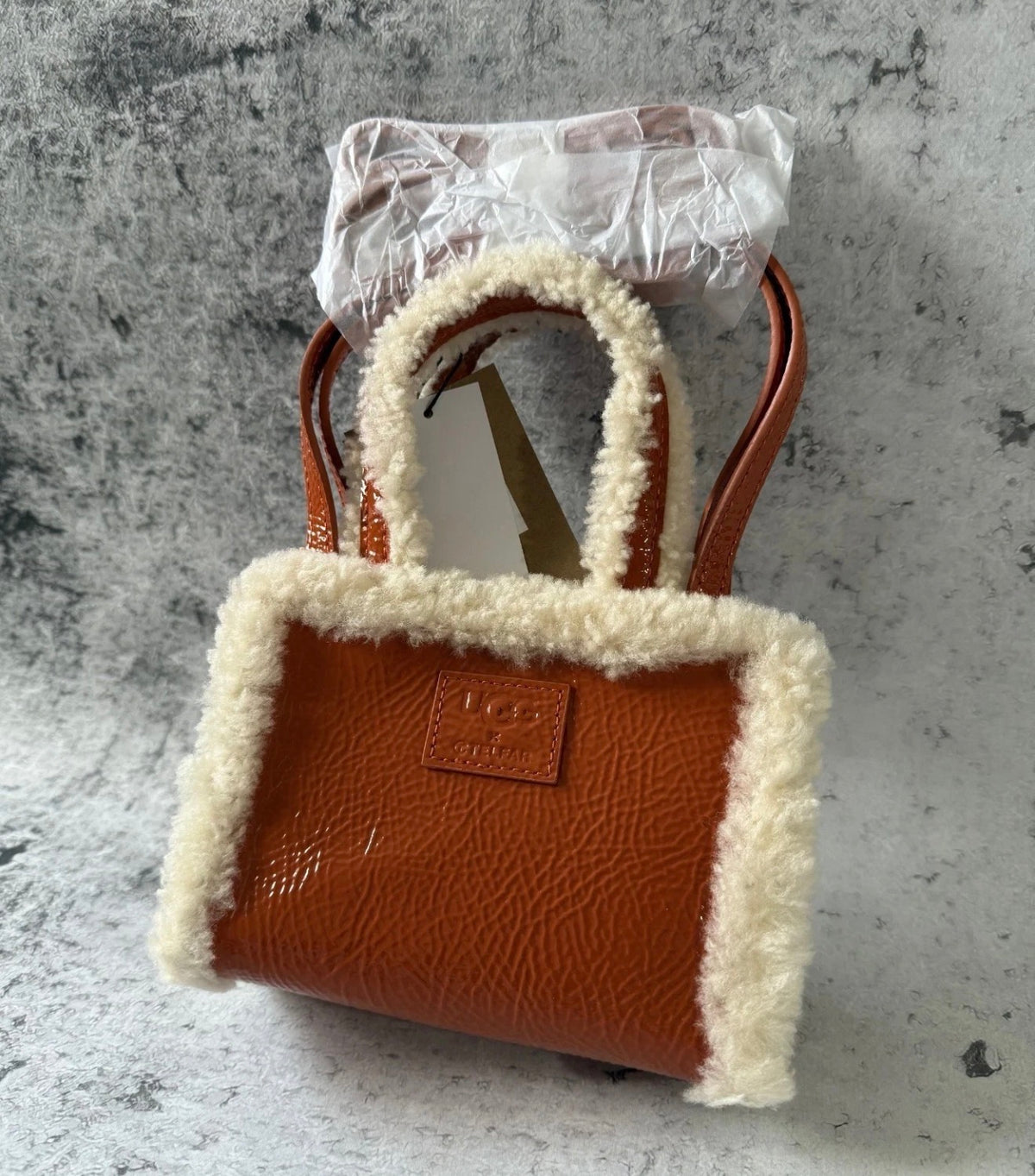 UGG x Telfar Small Shopper Bag — Shearling Trim — Multiple Colorways