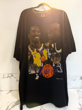 Kobe Bryant & Shaquille O’Neal Los Angeles Lakers Graphic Tee — Black — NWOT