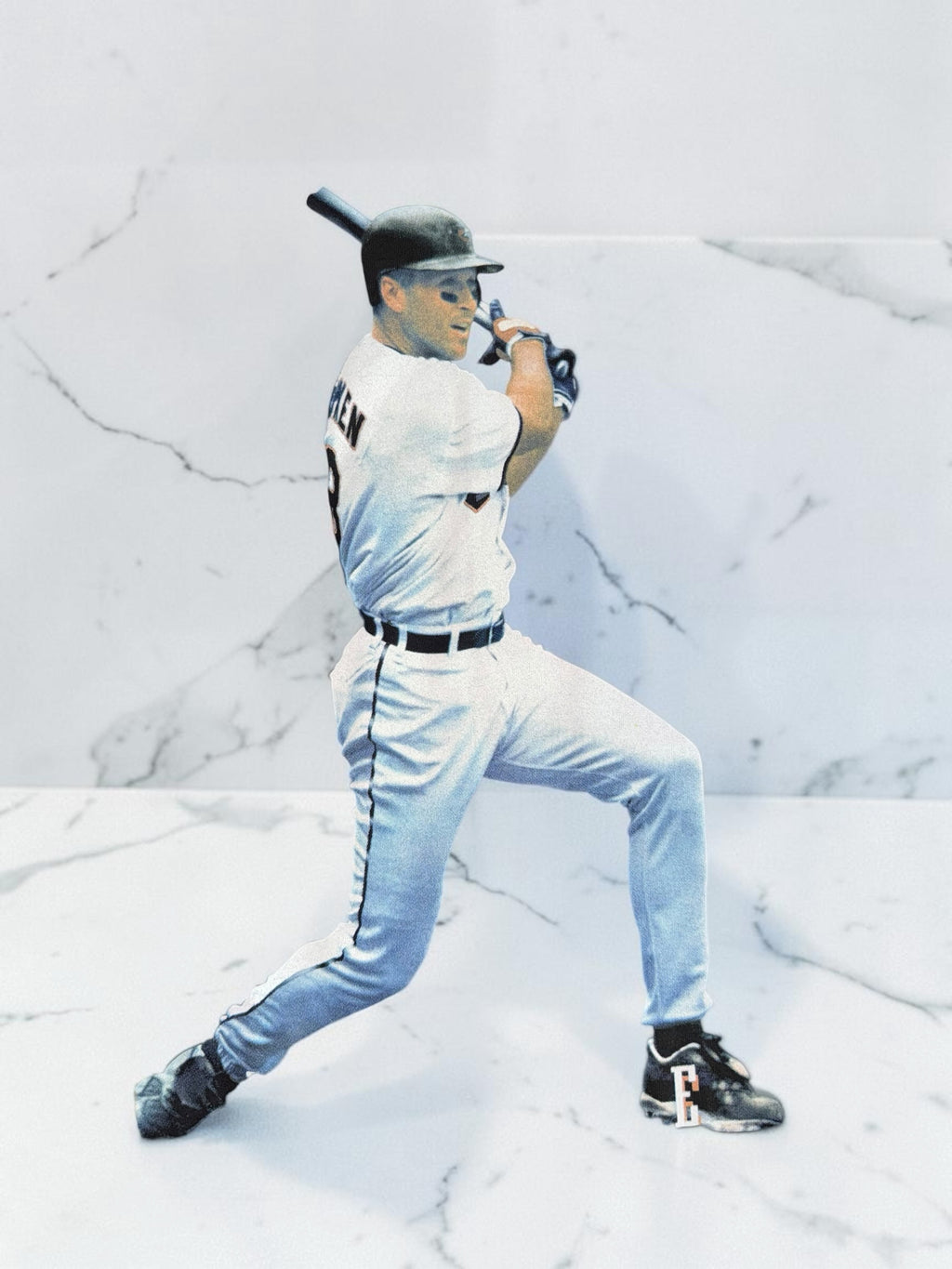 DRIPPING IN VINTY black cotton t-shirt featuring a vintage graphic of Cal Ripken Jr in a classic batting stance
